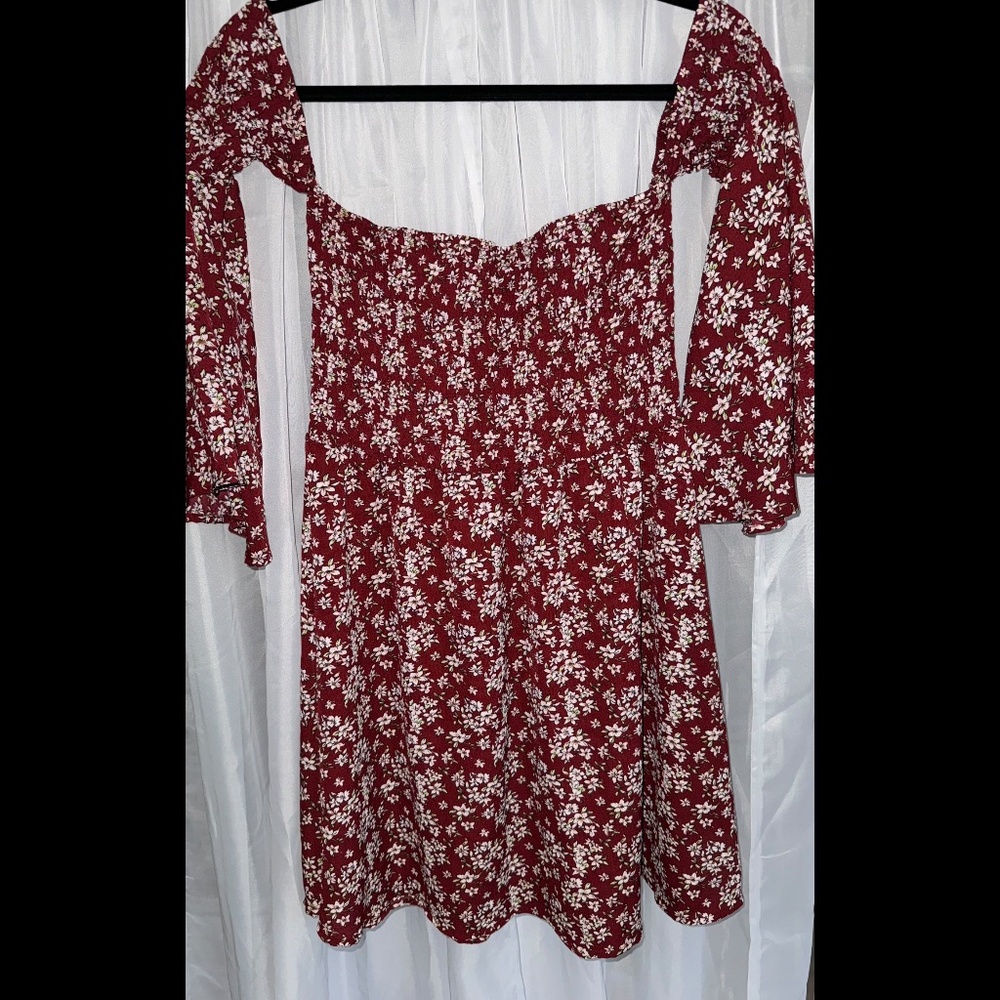 Off the shoulder floral dress